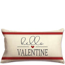 Axyaa Sweet Love Striped Pillowcase - 40X60cm Home Sofa Decoration