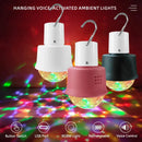 Axyaa Mini LED Atmosphere Light: USB Colorful Portable Party Bar Bedroom Lamp