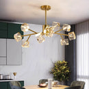 Axyaa Crystal Pendant Light: Luxury Postmodern Dining Room Hanging Lamp