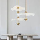 Axyaa Lotus Leaf Pendant Lights: Nordic Style LED Chandeliers for Modern Loft Room Decor