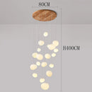 Axyaa Modern LED Staircase Chandeliers for Living Room Lighting