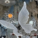 Axyaa LED Butterfly Wings Lace Hanging Lamps for Romantic Decor