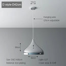 Axyaa Modern Plating Pendant Lights Chandeliers for Dining Room Kitchen Bedroom