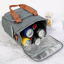 Axyaa Insulated Lunch Tote Bag with Aluminum Film for Outdoor - Large Capacity Square Thermal Bag