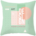 Axyaa Summer Ice Cream Cushion Cover - Yellow Fashion Home Decor