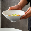 Axya Stone Pattern Ceramic Bowl Set for Dining and Home Tableware