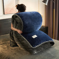 Axyaa Black Gold Milk Fleece Solid Color Quilt Cover - Single Piece, Winter Thickened, Warm