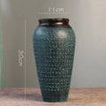 Axyaa Ins Style Ceramic Floor Vase for Home Decor & Living Room Art