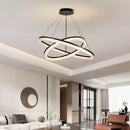 Axyaa Modern Ceiling Chandelier for Dining Room: Elegant Hanging Light Fixture, Pendant Lamp for Living Room.