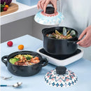 Axya Ceramic Casserole Soup Stew Pot Korean Style Pan Gas Cookware
