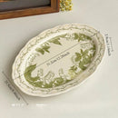 Ceramic Dessert Plates Set by Axyaa: Stylish Tableware for Afternoon Tea and Desserts