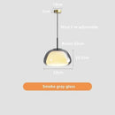 Axyaa Amber Jelly Chandelier: Modern Danish Design Glass Lighting Fixture for Home & Hospitality