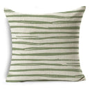 Axyaa Green Floral Pattern Cushion Cover for Home Sofa Car Decor