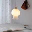 Axyaa Nordic Glass LED Pendant Lamp for Dining Room Bedroom Bar