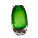 Axyaa Double Color Vase & Fruit Tray: Clear Desktop Storage & Terrarium