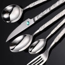 Axyaa Palace Steak Fork Set Elegant Stainless Steel Cutlery