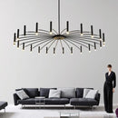 Axyaa Nordic Blooming LED Chandelier: Modern Hanging Light for Home Fixtures