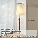 Axyaa Retro LED Floor Lamp Contemporary Art Decor for Living Room & Bedroom