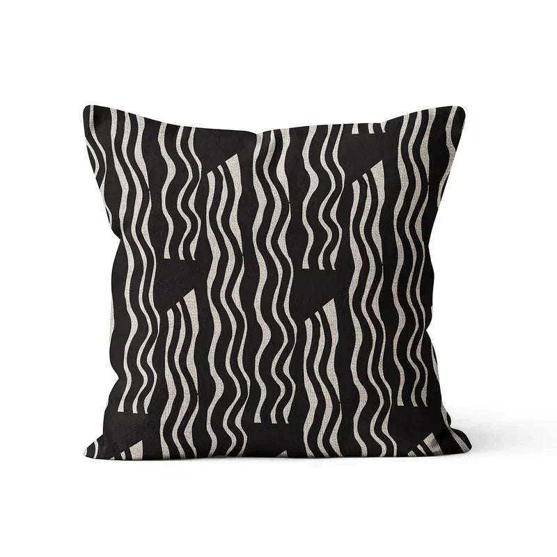 Axyaa Boho Ethnic Pillow Case 45x45cm Abstract Sofa Cover