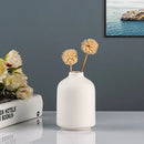 Axyaa Mini Ceramic Vase Matte Glazed Decoration Hydroponic Small Vase Home Decor