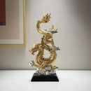 Axyaa Chinese Style Home Decor Ornaments: Antique Shelves, High-End Handicrafts for Living Room & Office