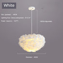 Axyaa Feather Pendant Lamp: Nordic Modern, Romantic, and Creative Bedroom Lighting