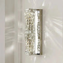 Axya Crystal LED Wall Lamp Chrome Stair Sconce Aisle Light for Home Hotel Decor