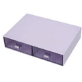 Axyaa Acrylic Pen Holder & Desk Organizer with Drawers - Transparent Makeup Storage Box