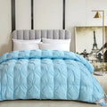 Axyaa White Goose Down Winter Quilt - 100% Cotton, Thick & Warm