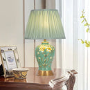 Axyaa Stylish Chinese Ceramics Table Lamp LED Touch Dimmable Bedside Light