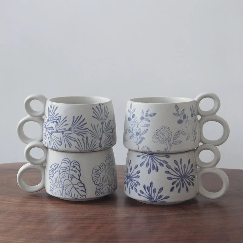 Axya Rough Pottery Coffee Cup | Handmade Ceramic Heat-resistant Mug