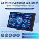 Axyaa 3.5" USB Type C Secondary Screen for PC CPU GPU RAM Monitor Display