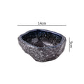 Axyaa Stone Pattern Ceramic Bowl Set - Unique Irregular Design for Soup, Dessert, Sushi