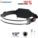 Axya Super Bright Rechargeable Headlamp for Camping Hiking Night Running