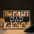 Axyaa Custom 3D Acrylic Lamp with Photo Text Night Light Gift