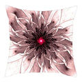Axyaa Flower Printed Pillow Case - Decorative Polyester Cushion Cover - 45x45cm
