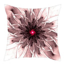 Axyaa Flower Printed Pillow Case - Decorative Polyester Cushion Cover - 45x45cm