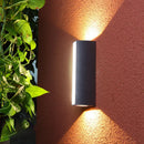 Axyaa Outdoor LED Wall Lamp: Waterproof Aluminum Garden Sconce Light Fixtures