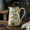 Axyaa Retro Nordic Ceramic Vase Hydroponic Plant Home Decoration Table Accessory