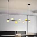 Axyaa Glass Ball Chandelier for Living Room, Bar, and Dining Area