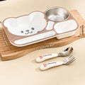 Axyaa Kids Cartoon Dinner Set: Plate, Bowl, Salad Plate, Training Tableware