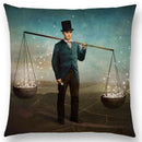 Axyaa Elegant Swan Moon Night Cushion Cover 45*45cm