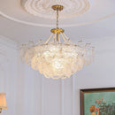 Axyaa Light Luxury Crystal Chandelier for Living Room, Bedroom, Dining Room