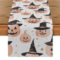 Axyaa Halloween Head Table Runner for Indoor Outdoor Home Dining Decoration