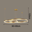 Axyaa LED Chandelier Pendant Light for Modern Dine Room, Indoor Living Room Ceiling Lamp