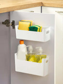 Axyaa Kitchen Wall-Mounted Storage Box - Multifunctional Plastic Organizer