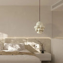 Axyaa French Cream LED Chandelier | Minimalist Style Pendant Light for Home Decor