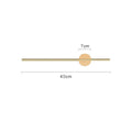 Axyaa Wooden Towel Rack - Extendable Towel Pole, Simple & Creative