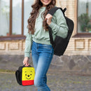 Axyaa Winnie The Pooh Backpack Set with Lunch Box for School Students