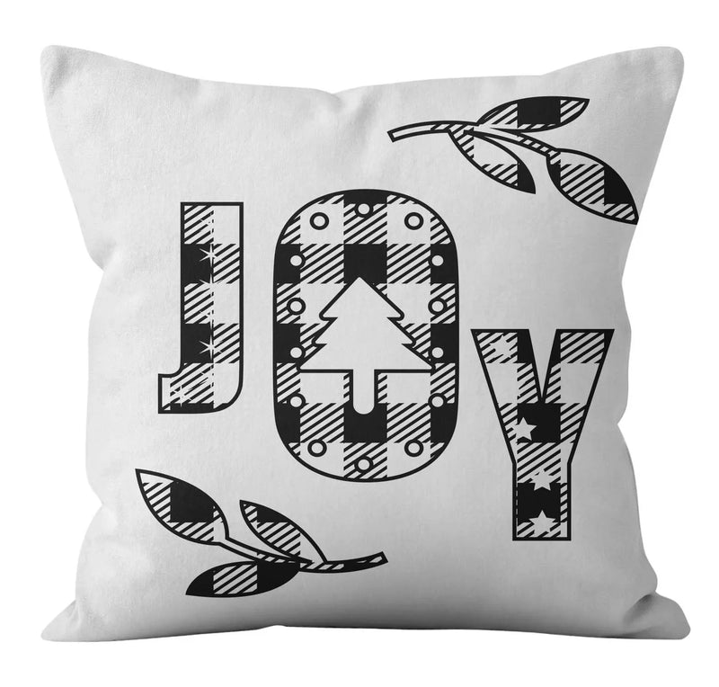 Axyaa Christmas Plaid Pillowcase for Home Sofa Decoration